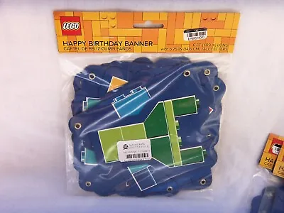 Lego Happy Birthday Banner  6 Ft Long   New • $6.95