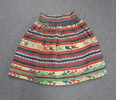 Latin American Mexican Ethnic Hand Woven Textile Skirt Handmade Weaving • $58.95