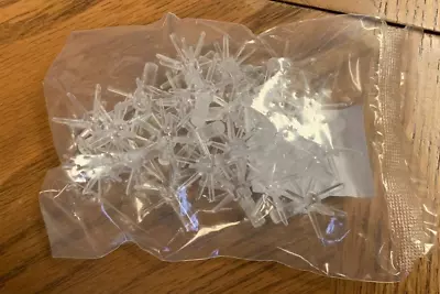 $24.99 • Buy 25 Sputnik Bulbs Light Pegs   CRYSTAL  For Ceramic Christmas Tree NEW