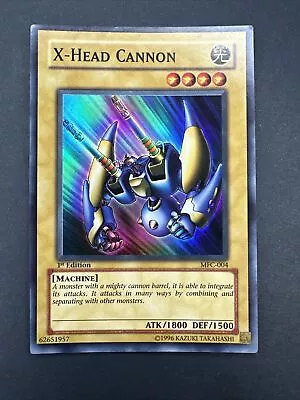 Yu-Gi-Oh! TCG X-Head Cannon MFC-004 1st Edition Super Rare LP • $10