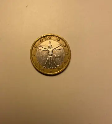 Vintage 1 Euro Italian 2002 Coin • $2400