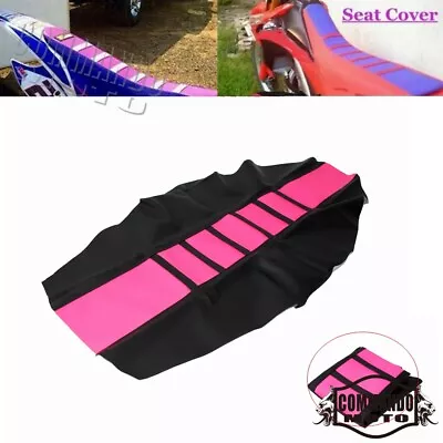 Dirt Bike Rubber Seat Cover For Honda CR CRF Yamaha YZ WR TTR Kawasaki KX KLX • $40.51