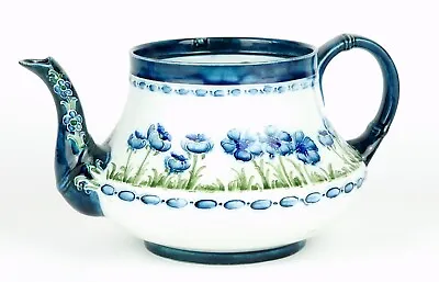 £200 • Buy MOORCROFT POTTERY, MACINTYRE & Co. -BLUE POPPY- FLORIAN WARE TEA COFFEE POT JUG