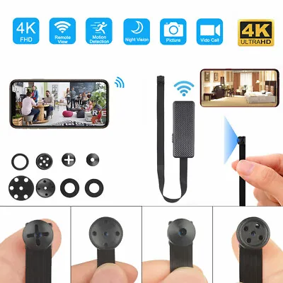 New Nanny Cam HD Wireless Mini WiFi Pinhole DIY Screw Camera DVR Cam • $34.31