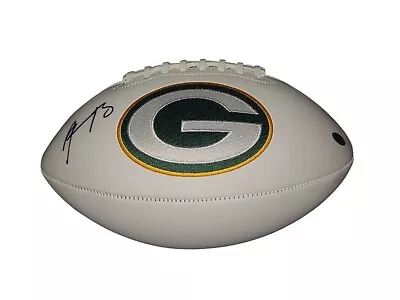 Aaron Rodgers Autographed Packers Signed Logo Football Steiner Authenticated • $525