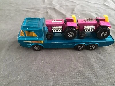 £4 • Buy VINTAGE Matchbox K-21 Tractor Transporter + 2x Tractors No 25 SuperKings