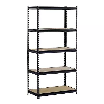 5 Shelf Heavy Duty Metal Muscle Rack Shelving Storage 48 W X 24 D X 72 H Garage • $135.28