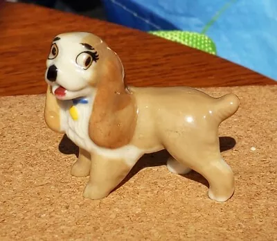 Wade Whimsies Lady Vintage Lady And The Tramp Disney Spaniel Dog Collectable • £9