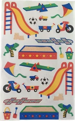 Vintage Mrs. Grossman's Stickers Playground  Sandbox Slide Seesaw Hopscotch • $3.45