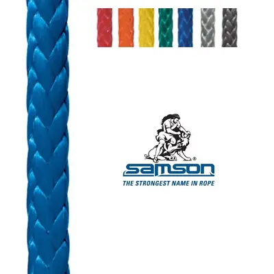 Samson Rope AmSteel Blue 12 Strand Braid Sailing Winch Yacht Dyneema Rope • $1.86