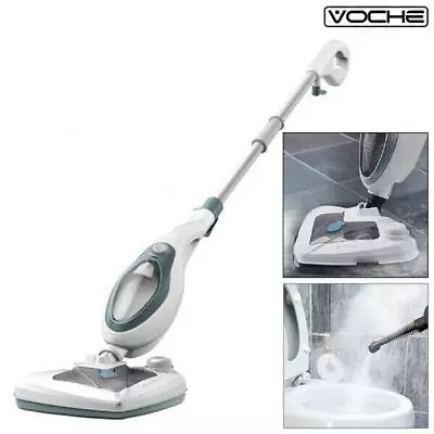 VOCHE® 20 In 1 1500W STEAM MOP FLOOR CLEANER CARPET WASHER HAND-HELD STEAMER • £49.99