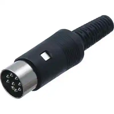 5 Qty 8 Pin DIN Male Connectors 270 Degrees (US Shipping) • $4.99