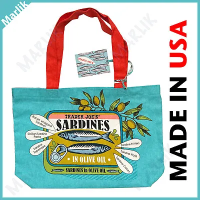 $11.95 • Buy Trader Joe’s Bag Trader Joes Reusable Heavy Cotton Bag Sardine Shopping Bag, New
