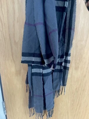 £44 • Buy Burberry Cashmere Scarf Grey