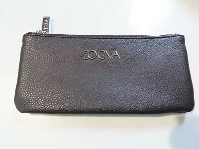 Zoeva Make Up Bag PVC Black Faux Leather Brush Bag. Never Used. Purse Wallet • $8