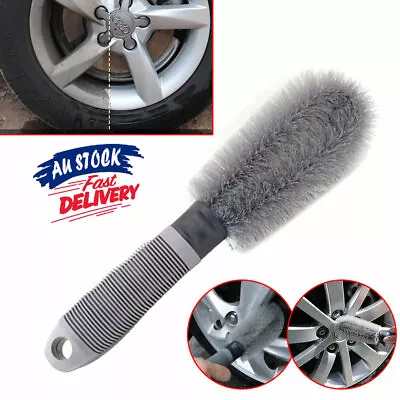 Auto Car Wheel Cleaner Tire Tyre Vehicle Rim Brush Cleaning Brushes Wash • $11.45