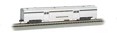 BACHMANN 14653 N SCALE B&O Silver W/BLUE Stripe 72' 2-Door Baggage Car NEW  • $22.99