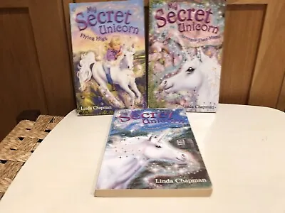 MY SECRET UNICORN 3 X PB Book LINDA CHAPMAN • £1.50