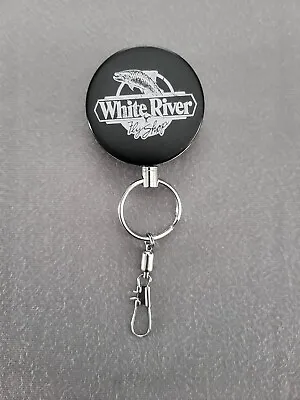 White River Fly Shop Clip-on Retractor 2  Size 35  Cord - NEVER USED! • $4