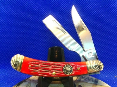 $24.88 • Buy CLASSIC Knife One Arm Bandit/ Razor Red Bone Fancy Bolsters 2-440 Blades 3-1/4 