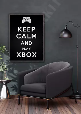 Xbox Print Poster Gaming Quote Wall Art Gift Gamer Decor Picture A4 Size • £5.99