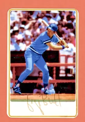 Rare 1985 Armstrong's Pro Ceramic Baseball Card LARGE George Brett Auto 692/1000 • $55