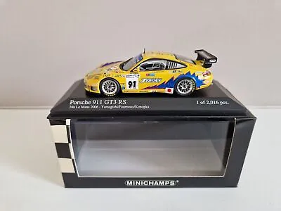 Minichamps 1/43 Porsche 911 GT3 RS Yamagishi/Fournoux/Konopka - #91 Le Mans 2006 • $34.99