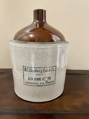 Antique Stoneware Whiskey Jug M.I. Hessberg Son & Co.  • $400