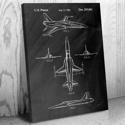 F-20 Tigershark Patent Canvas Print Air Force Art Jet Pilot Gift Military Decor • $99.95