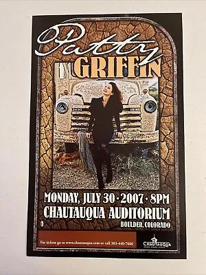 $16.87 • Buy Patty Griffin Original Concert 2007 Chautauqua Country Music Poster 12x19 Live