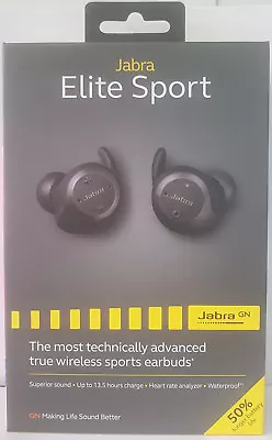 $899 • Buy Jabra Elite Sport Bluetooth Headset Wireless Stereo V2 Earbuds 50%Longer Battery