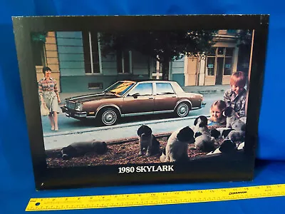 1980 Buick Skylark Dealership Sign Poster Car VTG Advertising 19x14 Cardboard • $19