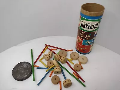 Vintage The Original Tinker Toy Starter Kit No. 116 Building Creative • $15