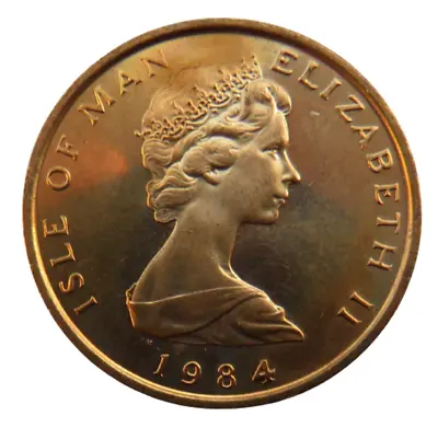 1984 Isle Of Man 2p Two Pence Coin In High Grade • £4.18