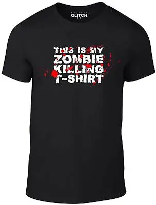 This Is My Zombie Killing T Shirt Size 4XL-5XL T Shirt Undead Killing Large Size • £15.99