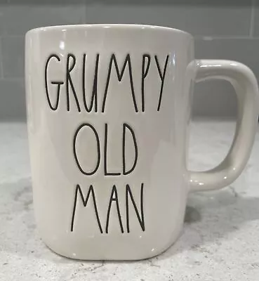 GRUMPY OLD MAN 19oz Mug Rae Dunn NEW Grandpa Over The Hill Grandfather Fun Gift • $24.99