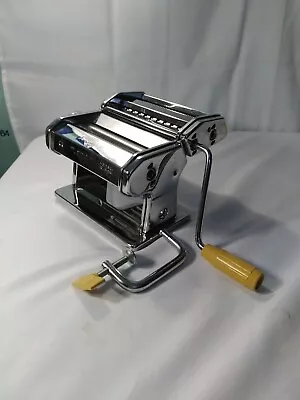 Marcato Atlas Pasta Maker Model 150 Deluxe Hand Crank Machine Made In Italy • $34.99