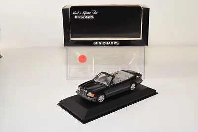 A93 1:43 Minichamps 430 033530 Mercedes-benz E-class 1994 Cabriolet Black Mib2 • £31