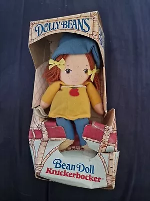 Vintage Knickerbocker Holly Hobbie Bean Bag Doll Rag Doll Toy 8” Apple T-shirt • £5.99