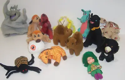 Lot Of 14 Mixed TY Beanies Babies Dragon Camel Giraffe Wizard Of OZ Lion King • $10