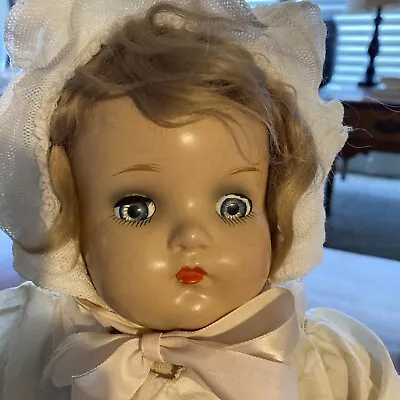 Vintage Madame Alexander Doll Composition 20” Tall • $50