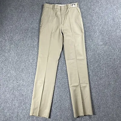 VINTAGE 80s Woolrich Khaki Beige Chino Pants Size 32 Cotton Flat Front Work NEW! • $54.48