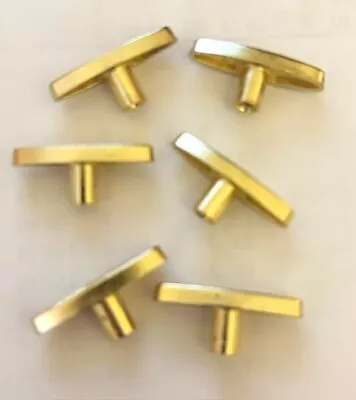 6 Replacement Keys For Sankyo Music Box Movements Brass Size 3/8  Discolored. • $10.55