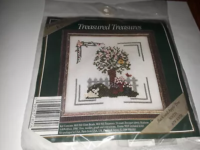 Very Rare New Mill Hill Treasured Treasures Embellished Kit Backyard Apple Tree • $64.95