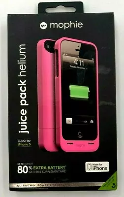 NEW Mophie Juice Pack Helium Case & Charger Battery -  IPhone 5 5S 1500 MAh • $26.99
