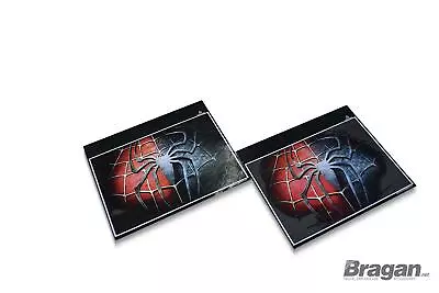 Mud Flaps For Scania Volvo DAF MAN Truck Rear UV Rubber Spiderman Shields Pair • $120.49