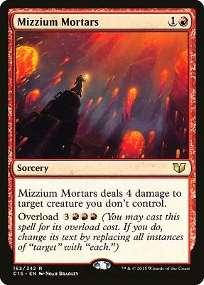 Mizzium Mortars Commander 2015 NM Red Rare MAGIC THE GATHERING CARD ABUGames • $1.75