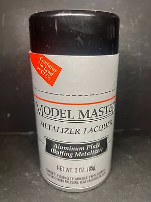 Testors Model Master 1451 Aluminum Plate Buffing Metalizer Spray 3 Oz. NOS • $36