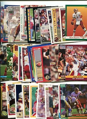 Mark Rypien 37 Card Lot All Different Washington St. / Washington Redskins • $10.99