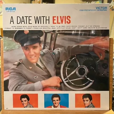 Elvis Presley A Date With Elvis Sealed Vinyl LP RCA LSP-2011(e) Blue Moon • $49.99